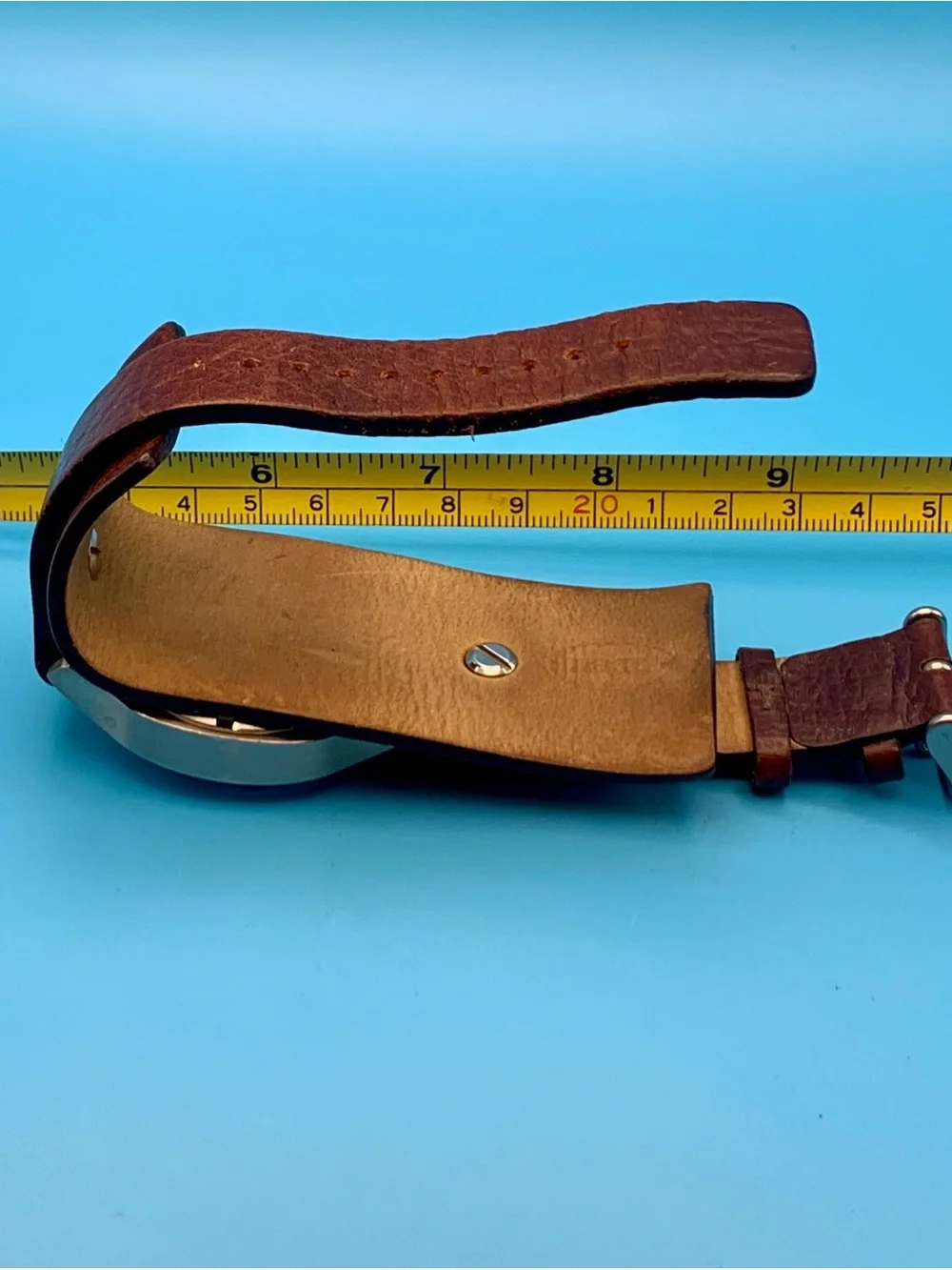 FOSSIL BIG TIC JR-8163 Men’s Vintage Ana-Dig Wristwatch Bund Band Works New Batt